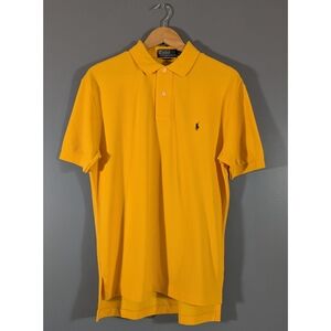 Polo by Ralph Lauren Golden Yellow Polo Short Sleeve Shirt Size Medium
